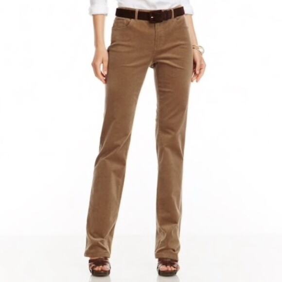 Chaps Denim corduroy high rise straight leg pants - Picture 1 of 9